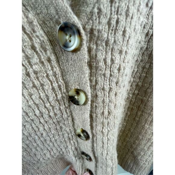 Madewell Alpaca Blend Tan Cardigan Size XXS - Picture 2 of 6